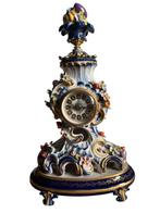 Tafel/bureauklokken - Porselein, Messing - 1980-1990