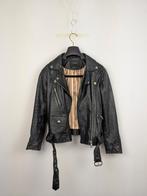 Scotch & Soda black leather biker jacket, Kleding | Dames, Jassen | Winter, Verzenden, Nieuw
