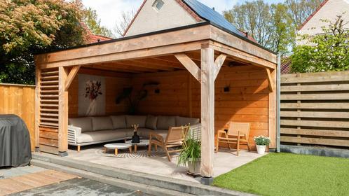 Douglas plat dak overkapping 500x400cm Waalwijk, Tuin en Terras, Overkappingen, Ophalen of Verzenden