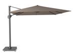 Challenger T1 premium zweefparasol 300x300 cm havanna, Tuin en Terras, Parasols, Ophalen of Verzenden, Nieuw