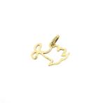 Gouden hanger van vis (vis kettinghanger, vis hanger), Ophalen of Verzenden, Gebruikt, Goud, Overige merken