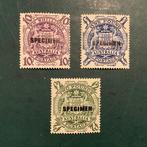 Australië 1946/1950 - Kangeroe en struisvogel met specimen, Gestempeld