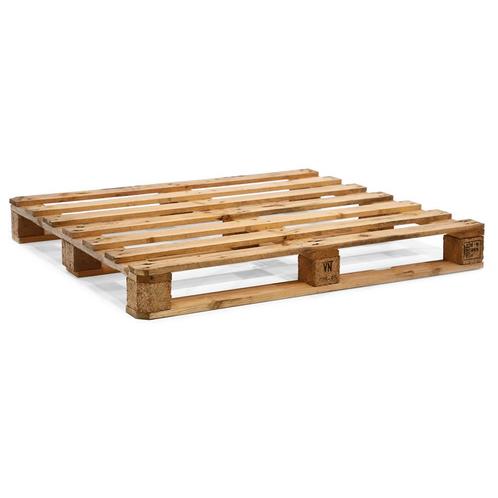 Gebruikte houten pallets blokpallet 4-weg, Zakelijke goederen, Machines en Bouw | Heftrucks en Intern transport, Ophalen of Verzenden