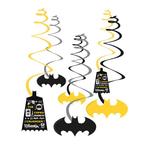 Batman Hangdecoratie 60cm 6st, Hobby en Vrije tijd, Feestartikelen, Verzenden, Nieuw