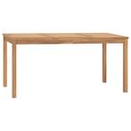 Teakhouten Tuintafel 160cm - OP=OP - Tuin Makeover!, Tuin en Terras, Ophalen of Verzenden, Nieuw, Rechthoekig, Teakhout