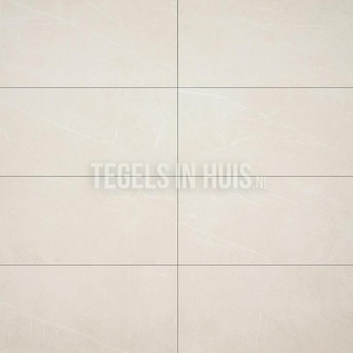 Wandtegel ticino stone ivoor glans 30x60 gerectificeerd, Doe-het-zelf en Verbouw, Tegels, Wandtegels, Nieuw, 10 m² of meer, Keramiek