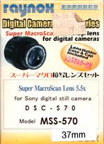 Raynox Super MacroScan Lens 5.5× voor Sony DSC-S70 – MSS-570, Verzenden, Nieuw