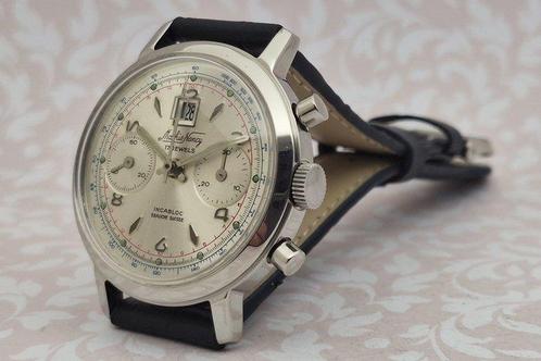 Chronographe Suisse - Mathis-Nancy - Cal. Landeron 189 -, Sieraden, Tassen en Uiterlijk, Horloges | Heren