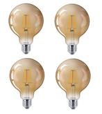 OP=OP 4 stuks Philips LED Globelamp G93 4W 400lm 2500K Go..., Ophalen of Verzenden, Nieuw