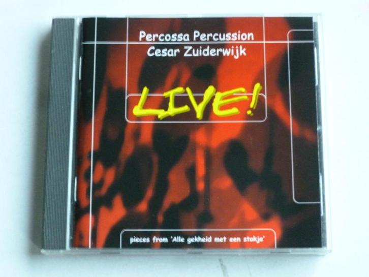 Percossa Percussion / Cesar Zuiderwijk - Live!, Cd's en Dvd's, Cd's | Pop, Zo goed als nieuw, Verzenden