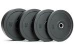 Hi-Temp Premium Bumper plates SET 100 kg | gewichten 100, Sport en Fitness, Nieuw, Halterschijven, Benen, Ophalen of Verzenden