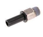 3/8 x 1/2 NPT insteekfitting Messing/PBT Buitendraad NBR, Verzenden, Nieuw