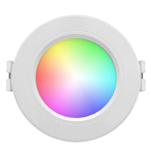 Milight RGBWW LED downlight inbouwspot - 6 Watt, Huis en Inrichting, Lampen | Spots, Plafondspot of Wandspot, Nieuw, Led, Kunststof