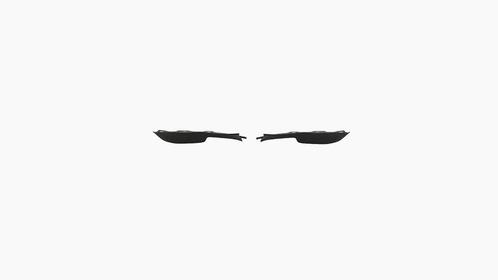 Citroen C1 Voorbumperspoilerset Zwart R+L, Auto-onderdelen, Carrosserie en Plaatwerk