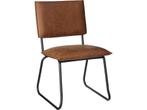 Mica Decorations Caro Eetkamerstoel - Stof Rawhide - Cognac, Huis en Inrichting, Woonaccessoires | Overige, Verzenden, Nieuw