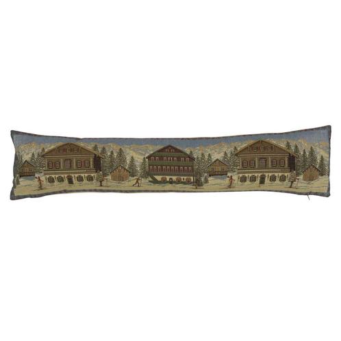 gobelin tochtkussen chalet blauwe lucht 20x90cm, Huis en Inrichting, Woonaccessoires | Overige, Verzenden