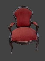 Fauteuil - Victoriaanse salontafel - Hout, Antiek en Kunst