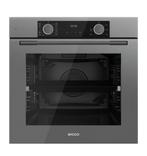 Wiggo WO-BFA610(G) - Inbouw heteluchtoven - Grijs, Witgoed en Apparatuur, Ovens, Verzenden, Nieuw