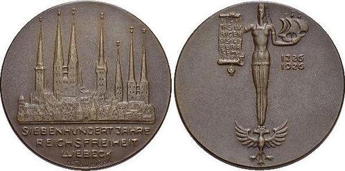 Bronze-erinnerungs-medaille 1926 medaille von Hans Schweg..., Postzegels en Munten, Penningen en Medailles, Verzenden