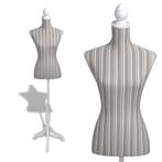 Etalagepop torso vrouw katoen linnen met strepen, Huis en Inrichting, Complete inboedels, Verzenden
