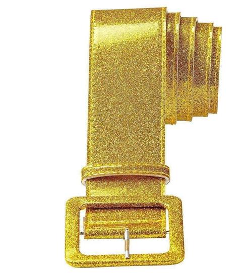 Glamour Riem Glitter Goud 120cm, Kleding | Dames, Carnavalskleding en Feestkleding, Nieuw, Ophalen of Verzenden