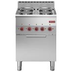 Diamond Fornuis 4 Kookplaten | Elektrische Convectie Oven GN, Ophalen of Verzenden, Nieuw in verpakking