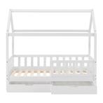 Kinderbed Marli - 80 x 160 cm - Wit - Incl. lades, Kinderen en Baby's, Kinderkamer | Bedden, Verzenden, Nieuw