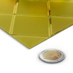 Zelfklevende Mozaïek Tegel - Afimera Gold Glass Mat - Goud, Ophalen of Verzenden, Nieuw
