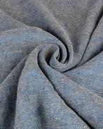 Linnen Visgraat Blauw/Bruin, Nieuw, Blauw