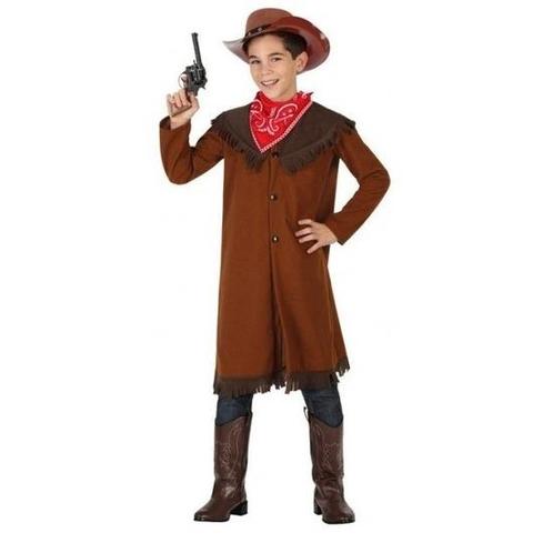 Cowboy John kostuum bruin voor jongens - Cowboy kleding, Kinderen en Baby's, Carnavalskleding en Verkleedspullen, Ophalen of Verzenden