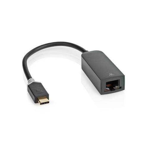 USB-C (m) naar RJ45 (v) Gigabit Ethernet Adapter - 0,15, Computers en Software, Netwerk switches, Nieuw, Ophalen of Verzenden