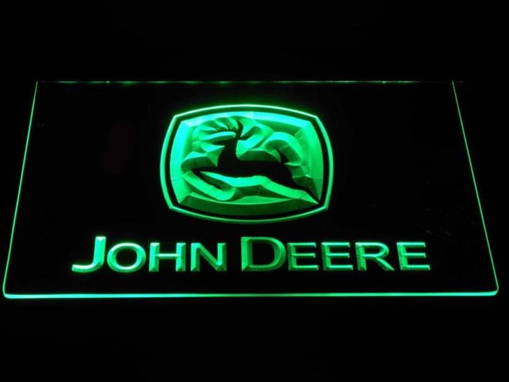 John Deere neon bord lamp LED cafe verlichting reclame licht, Verzamelen, Merken en Reclamevoorwerpen, Nieuw, Verzenden