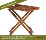 Siena Garden Astoria Dienblad 60x40x70 cm Acacia Natuur, Ophalen of Verzenden, Nieuw, Hout