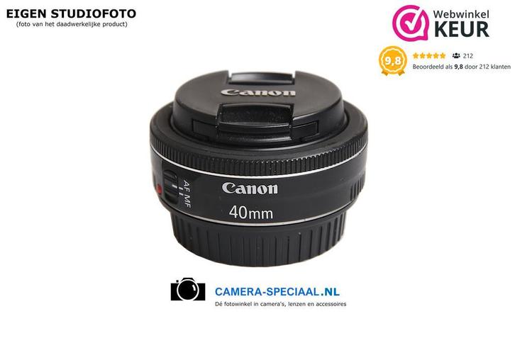 Canon EF 40mm F2.8 STM prime lens met 12 maanden garantie, Audio, Tv en Foto, Fotografie | Lenzen en Objectieven, Standaardlens