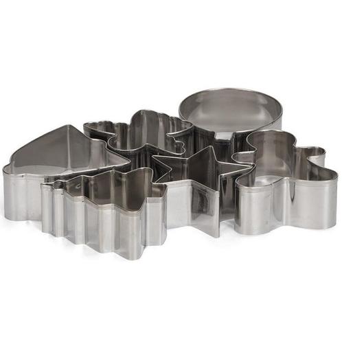 Patisse Uitstekers Kerst RVS 6-delig, Hobby en Vrije tijd, Taarten en Cupcakes maken, Nieuw, Verzenden