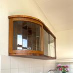 Hangvitrine Janine, uniek art deco stijl kastje, Huis en Inrichting, 100 tot 150 cm, Ophalen of Verzenden, Zo goed als nieuw, Met plank(en)