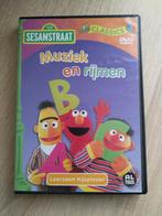 DVD - Sesamstraat - Muziek En Rijmen, Cd's en Dvd's, Dvd's | Kinderen en Jeugd, Alle leeftijden, Gebruikt, Film, Verzenden