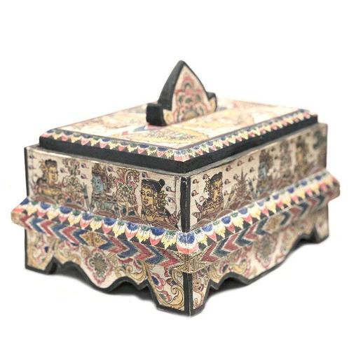 Handpainted jewelry / sirih box from Bali - Indonesië, Antiek en Kunst, Kunst | Niet-Westerse kunst