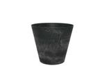 Bloempot Pot Claire zwart 22 x 20 cm - Artstone, Nieuw, Verzenden
