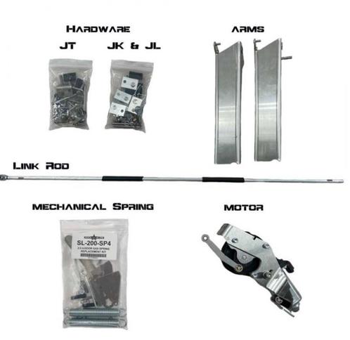 Rock Slide Rebuild Kit for Gen2 Step Sliders - JK 2.0 4D, Auto diversen, Tuning en Styling, Ophalen of Verzenden