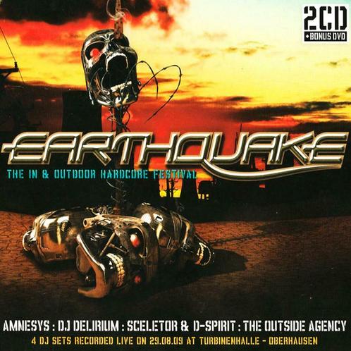 Earthquake 2009 - The live sets - 2CD + DVD (CDs), Cd's en Dvd's, Cd's | Dance en House, Techno of Trance, Verzenden