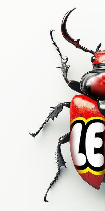 F2B - BeetleCan Lego 2I8, Antiek en Kunst, Kunst | Designobjecten