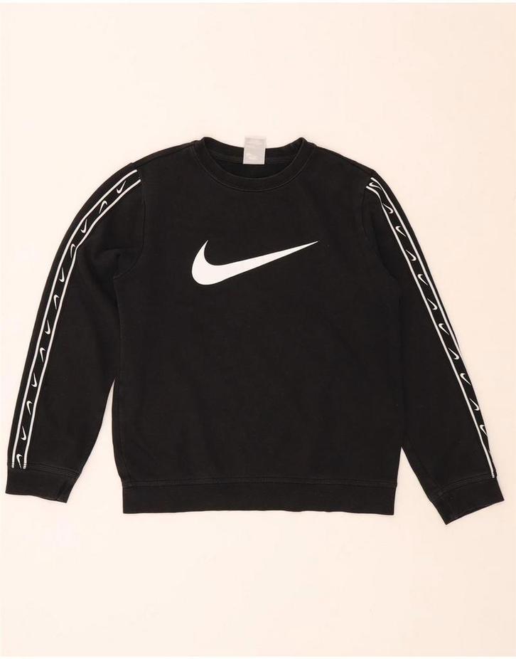 NIKE Boys Graphic Sweatshirt Jumper 12-13 Years Large Black, Kleding | Heren, Truien en Vesten, Verzenden