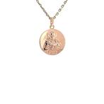 Roségouden vintage hanger met Jozef, Maria en Jezus 14 krt, Ophalen of Verzenden, Nieuw