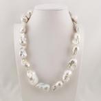 Parel - Zilver - Halsketting - Italiaans ambacht