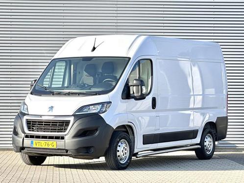 Peugeot Boxer 2.2 BlueHDi 120 L2H2 Trekhaak, Auto's, Bestelauto's, Dealer onderhouden, Lease, Zwart, Handgeschakeld, Wit, Financial lease