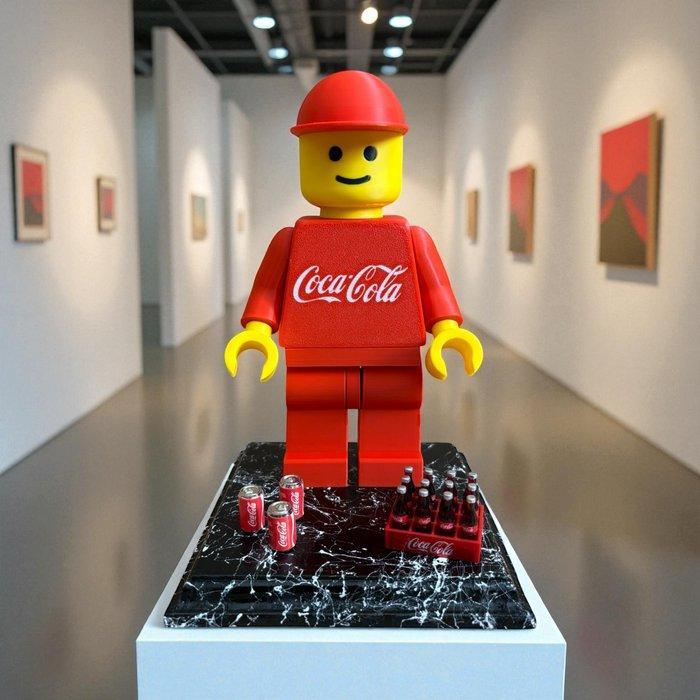 Orima Pop Art - LEGO Urban Style vs « Coca-Cola », Antiek en Kunst, Kunst | Designobjecten