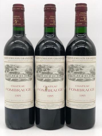 3 x 75cl Chateau Fombauge, St.Emilion GC 1995 (Bordeaux) beschikbaar voor biedingen