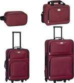 2dekans | Trolley Reiskofferset / Kofferset Athen - 5-delig, Sieraden, Tassen en Uiterlijk, Koffers, Ophalen of Verzenden, Zo goed als nieuw