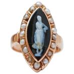 Ring - 18 karaat Roségoud Parel, Sieraden, Tassen en Uiterlijk, Ringen, Nieuw